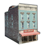 N Scale 1:160 Building Downtown Shop Cardstock Model Kit PRE CUT & SCORED DTS2N Model
