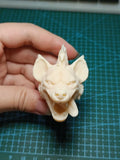 1/6 1/12 1/18 1/24 Unpainted Hyena With Open Mouth And Tongue Animal Head Sculpt Model
