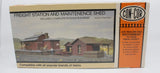 Con-Cor 9022 HO Scale Freight Stations And Maintenance Shed Building Kit Model