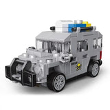 MOC Car Pull Back SUV Racing Car Building Block Model Kit Toy Gift 125 Pcs Model