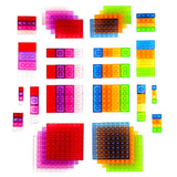 Toy Building Block Starter Kit For Kids, Clear Colors, 1008 Pieces Model