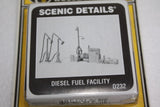 Woodland Scenics HO Scale Kit Diesel Fuel Facility D232 NIP Model