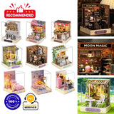 Mini DIY Dollhouse Bedroom Kit Wooden 3D Puzzle With Furniture QT-085 Model