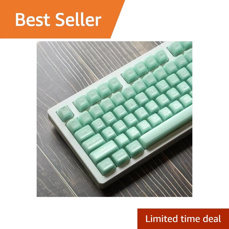 Sumgsn 142 Keys SA Keycaps Cyan Translucent Model