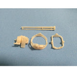 M197 Gatling gun (ICM) 3D-printed Metallic Details MDR3224 for Scale kit 1:32 Model