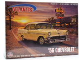 Atlantis 1956 Chevy Chevrolet V8 - US Route 66 1:25 Scale Model Car Kit H1391 Model