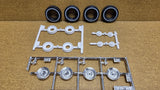 1970 Chevy Monte Carlo LOWRIDER WHEELS & TIRES   1/25 Scale  AMT Model Kit Parts Model