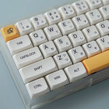 Milk Bee XDA Profile PBT Keycap Set For Cherry Outemu Gateron Switches Mech Keeb Model