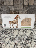 UGEARS Horse Mechanical 3D Wood Puzzle Model Kit-Brand New-Sealed Model