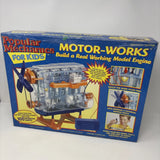Popular Mechanics for Kids Motor-Works Working Model Engine 9080 New 1998 Model
