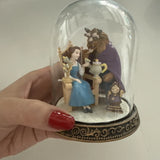 Disney Beauty & The Beast Figurine Glass Dome Display Model