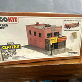 TYCO Center St Series Barber Shop HO 1:87 Plastic Unassembled Kit MPN 7777 Model