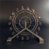 3D Metal Puzzle Creativity Ferris Wheel Architecture DIY Adult Assemble Model Model