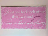 Hobby Lobby Framed  Word Picture Board Print   ¡­..First We Had Each Other¡­. Model