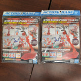2-pack Bandai Hobby Gundam Action Base 2 Display Stand 1/144 Scale Sparkle Red Model