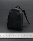 1/6 Casual Black Both Shoulders Backpack Model Accessory Model