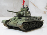 1/35 T-34/76 Soviet Tank. Model has been  assembled and airbrushed. Model