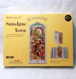 Rolife Book Nook Kit - Sunshine Town DIY Model TGB02 LED Lit Decor K295 Model
