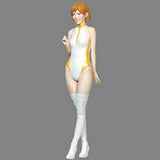 1/12 resin figures model Racing girl Unassembled Unpainted Model
