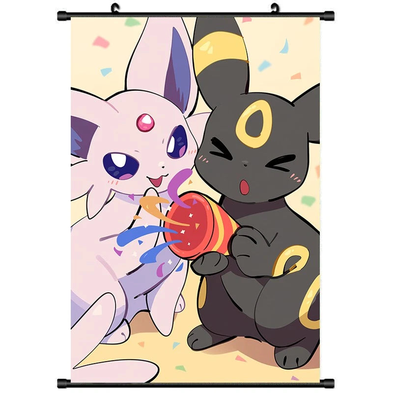 Board Card Game Pokemon Umbreon 4123 HD Scroll Poster Wall Art Picture Decor Model
