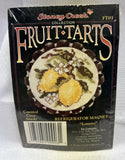 Stoney Creek Fruit Tarts Tin Lemons Cross Stitch Kit Refrigerator Magnet  FT03 Model