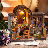 Rolife DIY Miniature Dollhouse Kit The Magic Study Mini House Kit Kids Xmas Gift Model