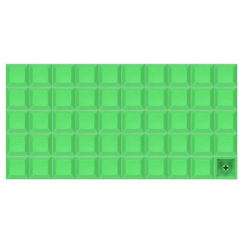 50 Pcs PBT Keycap Set DSA Mechanical Numeric Keypads for Keyboard, Green Model