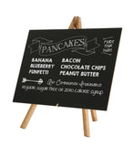 Wooden 8.5x11 Inch Mini Easel Chalkboard Frame for Restaurant, Office, Wedding Model