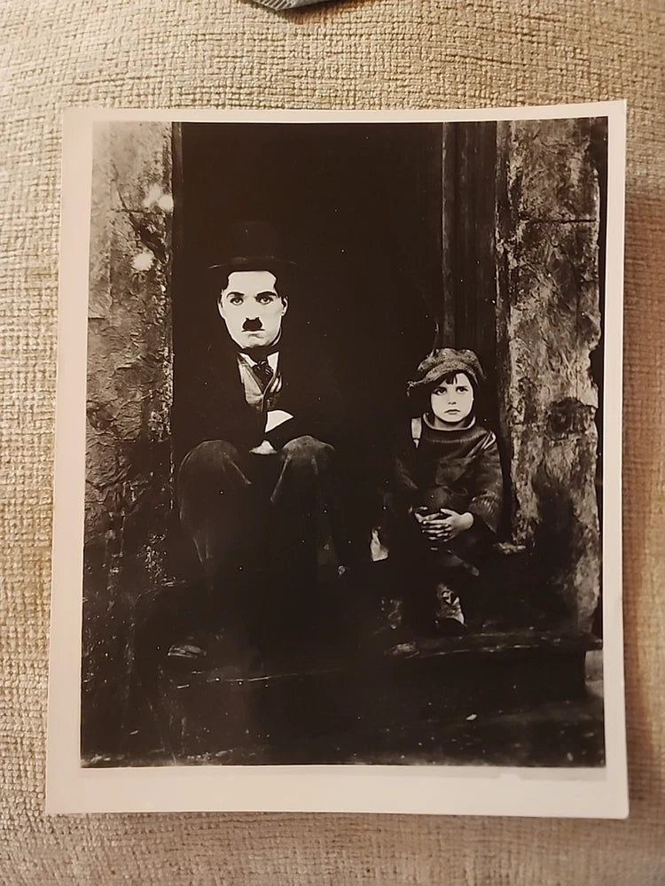 Charlie CHAPLIN 8x10 THE KID Photo Vintage Board Estate Collection Vtg Model