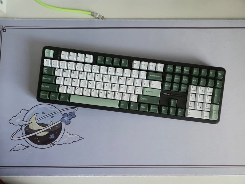 Creamy Aula F108 | Custom Modded 100% Wireless/Wired Keyboard Model