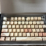 Womier PBT Keycaps, Custom Keyboard Caps 60 65 75 100 Percent, Shine Through ... Model
