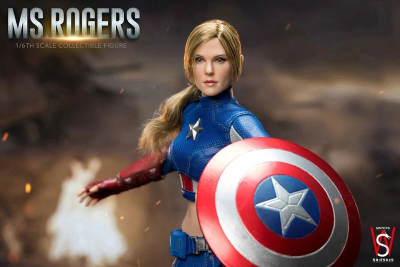1/6 MS.Rogers Female Captain SWTOYS FS049 Collectible Action Figure Toy Model Model