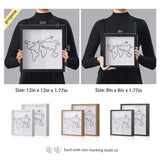 Travel Ticket Frame For Travel Memory Collection Artificial Board Material Model