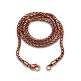 100% Pure  Oxidize  Copper Wheat  Viking jewelry  Copper Chain Necklace RJ-001 Charms
