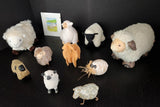Lot of 12 Vintage Lamb & Sheep Figurines - Entire Collection! Display for Easter Model
