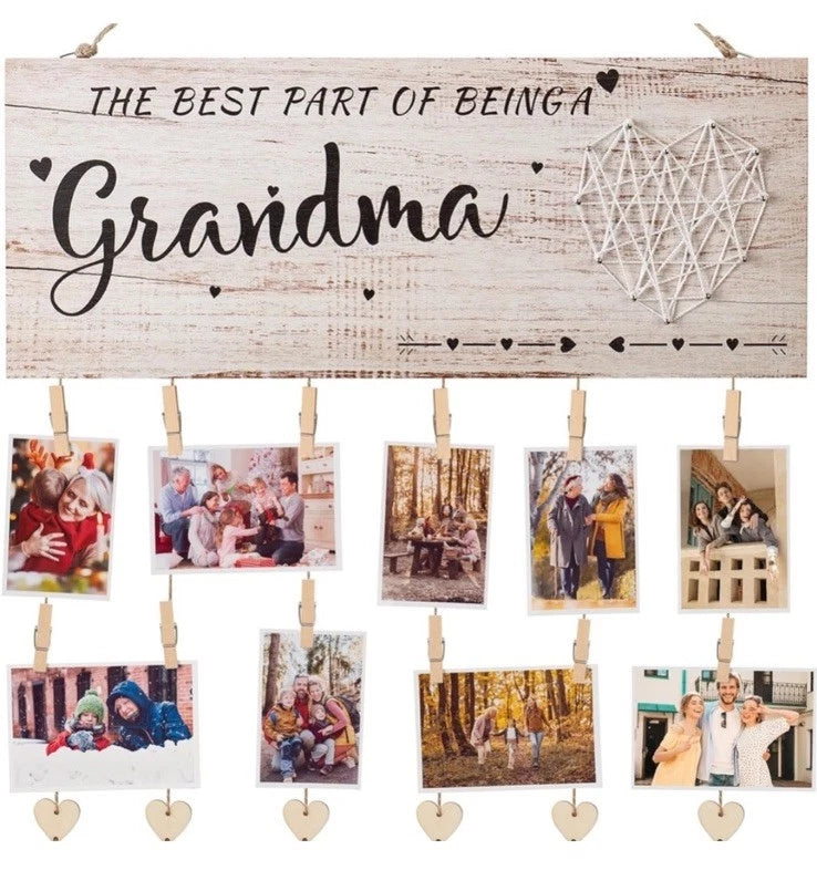 Grandma¡¯s Brag Board Grandma Gift Photo Holder Model