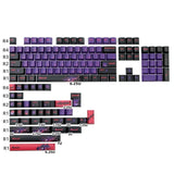 Gengar 140 Keycaps Anime Cherry Height PBT Dye-sub Keycap for Cherry MX Keyboard Model
