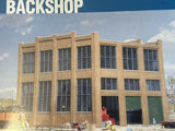 BACKSHOP LOCOMOTIVE REPAIR FACILITY - HO Scale KIT WALTHERS 933-3039 NEW OOP Model