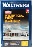 HO Scale Walthers Cornerstone 933-4025 International Truck Dealership Kit Model