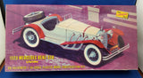 LINDBERG LINE 1929 MERCEDES BENZ SSK 1/24 SCALE UNASSEMBLED MODEL KIT COMPLETE Model