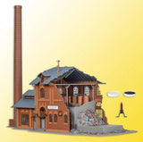 Vollmer 5601 HO Scale Factory on Fire Plastic Building Kit Model