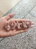 5pcs 1/6 Soldier Hands Shape Model Accessories Fit 12in Male Action Figure Head Model