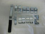 Trailer Door Cam Lock Latch Zinc Plated Steel DIY  Kit with Claw End -Keepers Model