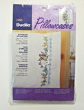 NEW Bucilla BUTTERFLIES Pillowcases 20x30 Cross Stitch Kit 65206 Butterfly 2001 Model