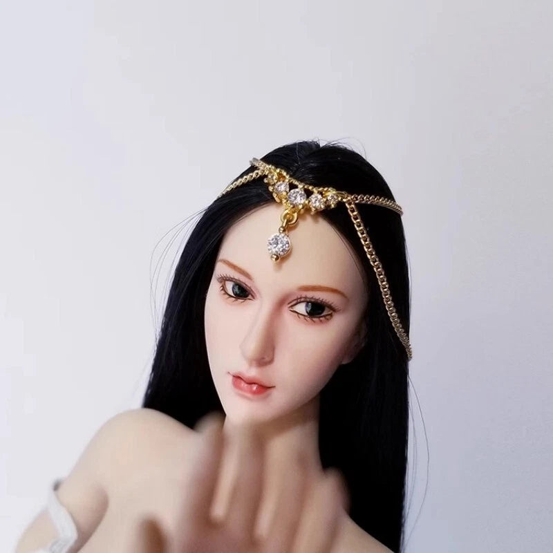 1/6 Female Delicate Headdress Headchain Model For 12" Action Figure Body Model