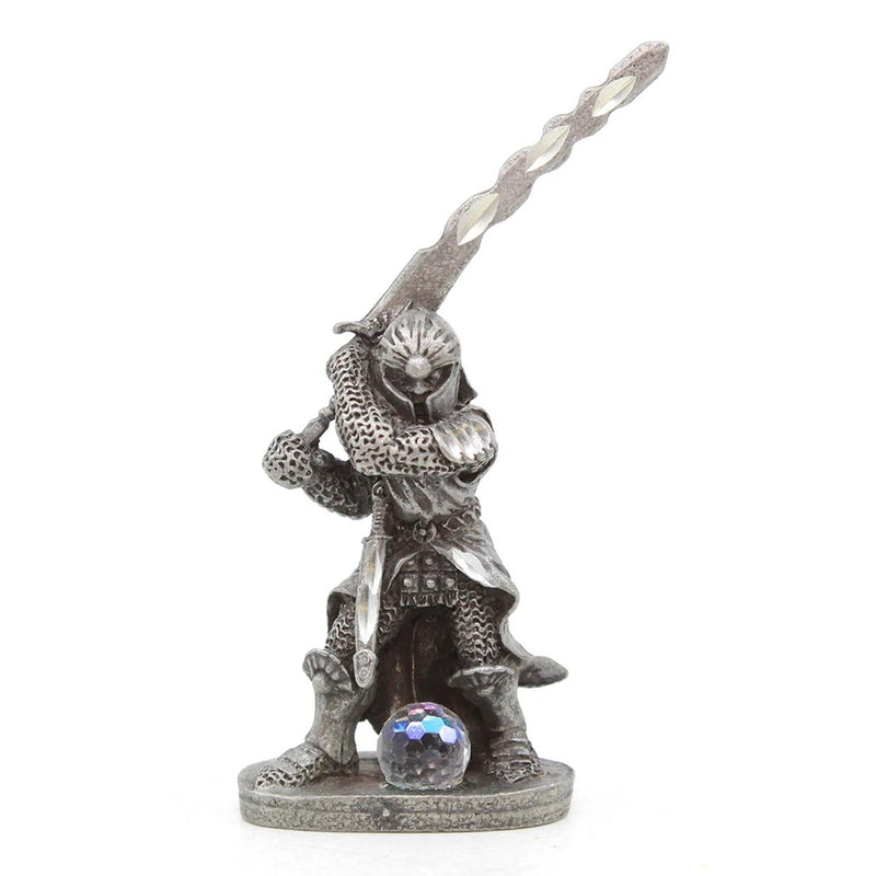 PEWTER Ral Partha KNIGHT WITH GREAT SWORD 1.75" Metal Miniature Fantasy Figurine Model