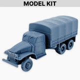 GMC CCKW (Covered), Model Kit WWII American Cargo Truck Miniature Model