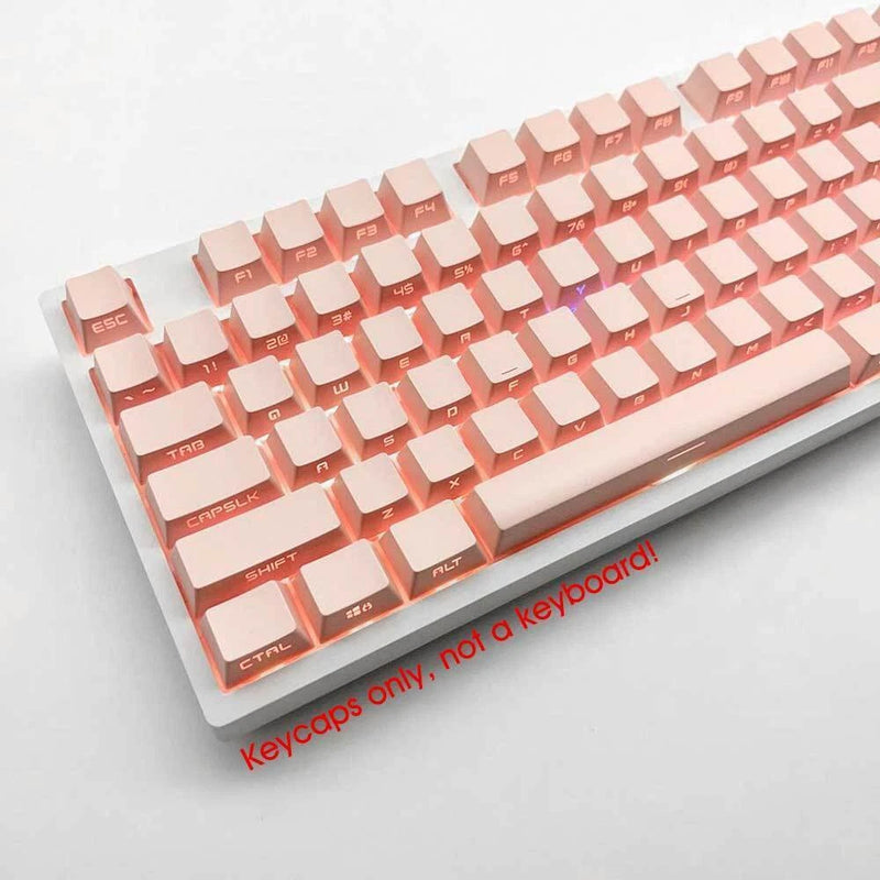 PBT Double Shot Keycap Set Side Print Backlit for Cherry MX Mechanical Keyboards Model