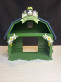 ENESCO MARY'S MOO MOOS - JOHN DEERE - GREEN WOOD BARN DISPLAY Model
