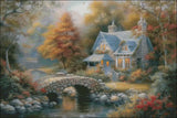 Bridgeview Hideaway - Counted Cross Stitch Kits Needlework Embroidery DIY Model